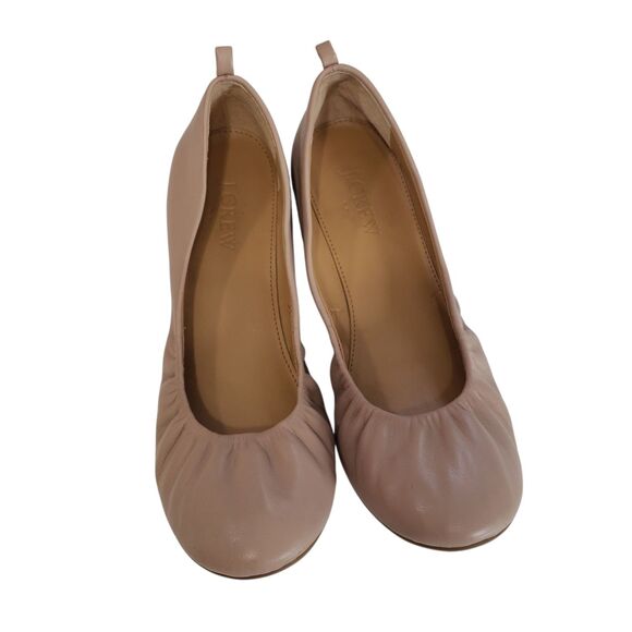 J. Crew Women's Leather Ballet Flats, Size 6.5, Excellent Condition - Picture 1 of 7